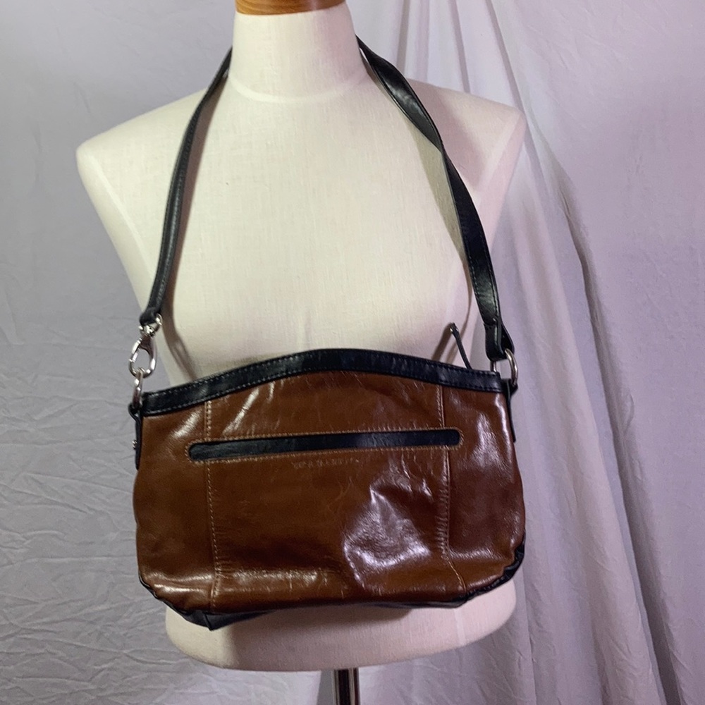 Tignanello small brown and black purse